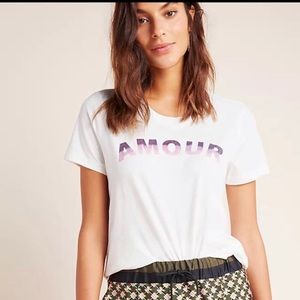 Sol Angeles x Anthropologie Amour Graphic Tee NWT Sold-out